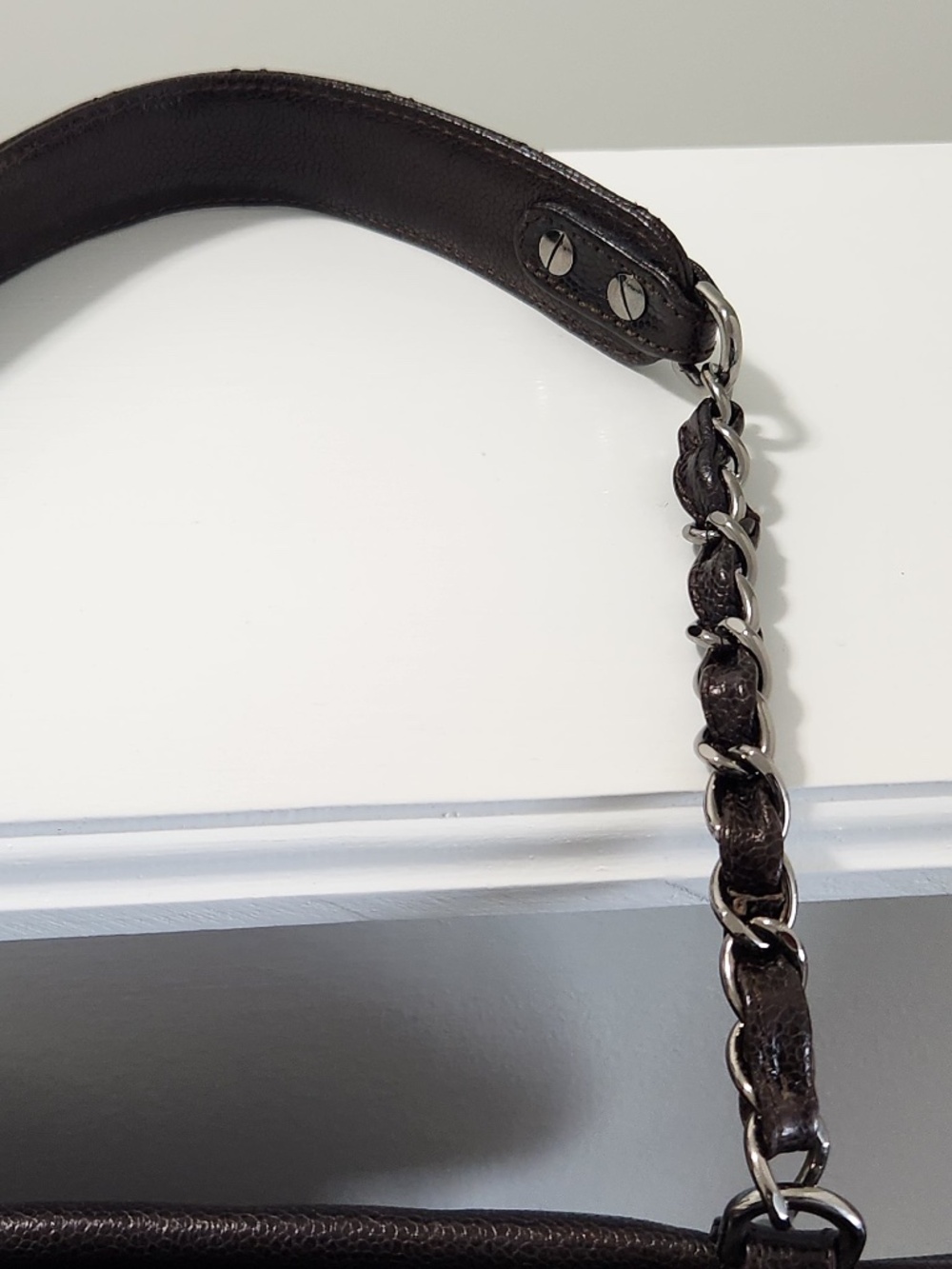 CHANEL Caviar Leather (Brown) Tote/Satchel - Picture 12 of 16